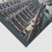 Olieverfschilderij van het Canal Grande van Veneti Tissuepapier (Detail)