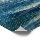 olieverfschilderij van Titanic en ijsberg op n Poster (Hoek)