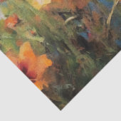 Olieverfschilderij van Veldbloemen Decoupage Tissuepapier (Detail)