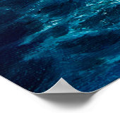 olieverfschilderij waarop golven in de oceaan of z poster (Hoek)