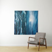 olieverfschilderij waarop golven in de oceaan of z wandkleed (In Situ (horizontaal))