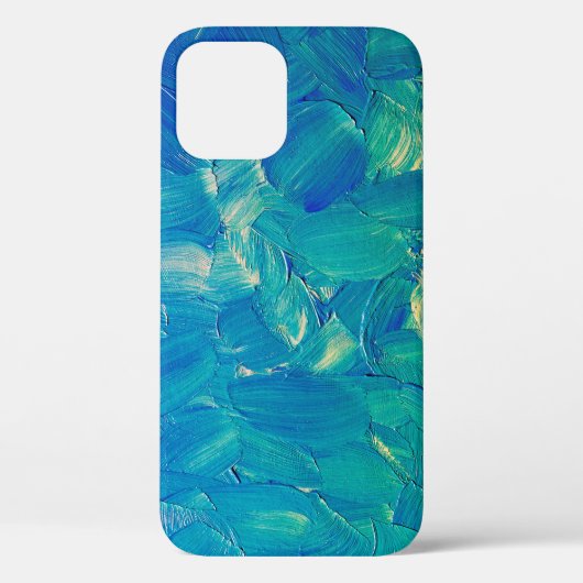 Olieverfschilderij: Zomerborstelstreken. Case-Mate iPhone Case (Achterkant)
