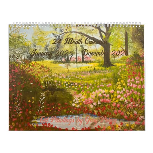 Olieverfschilderijen van Gary Poling 24 Maand Kalender (Hoes)