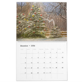 Olieverfschilderijen van Gary Poling 24 Maand Kalender