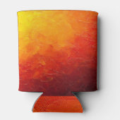 Olieverftextuur: Abstract canvas Blikjeskoeler (Achterkant)