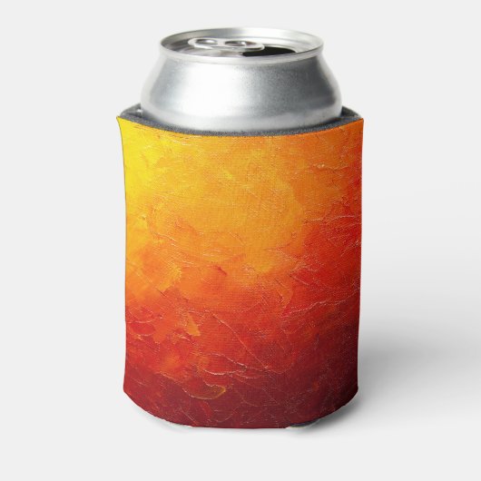 Olieverftextuur: Abstract canvas Blikjeskoeler (Blikje Achterkant)