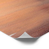 olieverschilderij van prachtige paarse zonsonderga poster (Hoek)