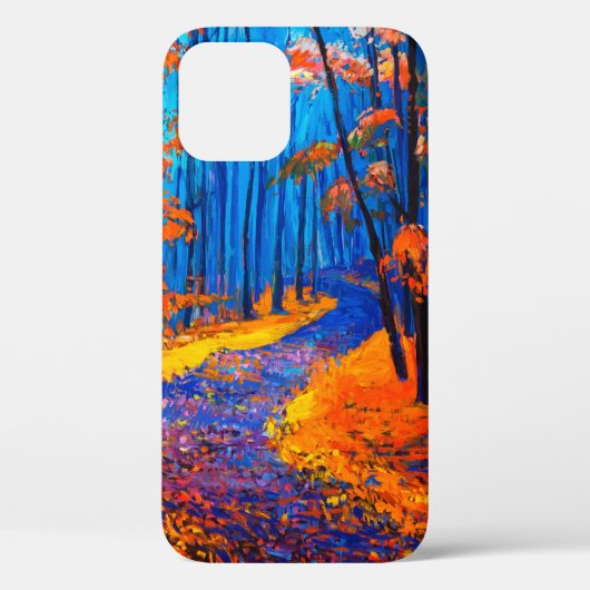 olieverschildering met mooi herfstbos op c Case-Mate iPhone case (Achterkant)