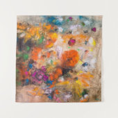 olieverschildering met mooi herfstbos op c wandkleed (Voorkant (horizontaal))