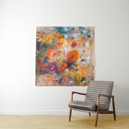 olieverschildering met mooi herfstbos op c wandkleed (In Situ (horizontaal))