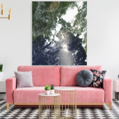 Olieverspreiding noordoost canvas afdruk (Insitu (Woonkamer))