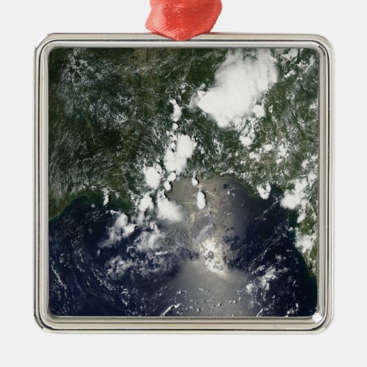 Olieverspreiding noordoost metalen ornament (Voorkant)