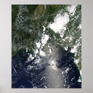 Olieverspreiding noordoost poster