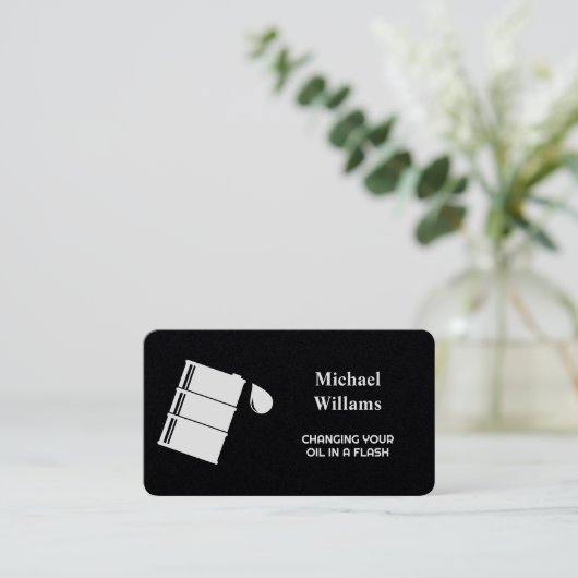 Olievervanging Visitekaartje (Staand voorkant)