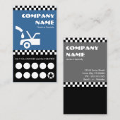 olieverversing dammen ponskaart klantenkaartje (Voorkant / Achterkant)