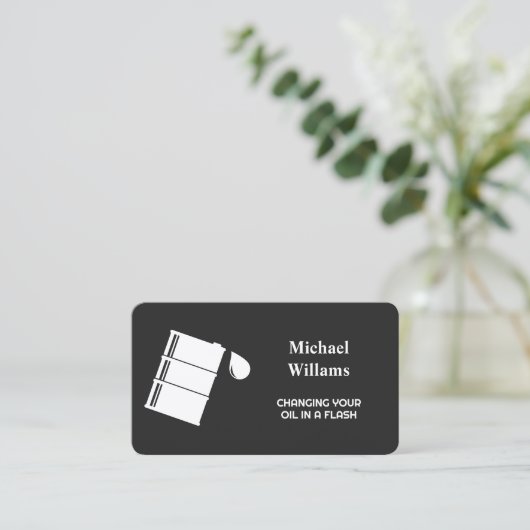 olieverversing visitekaartje (Staand voorkant)