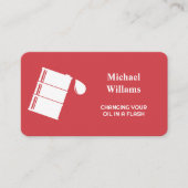 olieverversing visitekaartje (Voorkant)