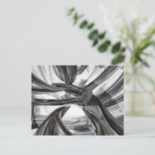 Olievlek Abstract Briefkaart (Staand voorkant)