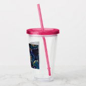 Olievlek Acrylknolpaal Acryl Drinkbeker (Links)
