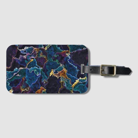 Olievlek Bagage Label (Voorkant (horizontaal))