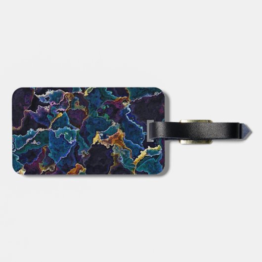 Olievlek Bagagelabel (Achterkant horizontaal)