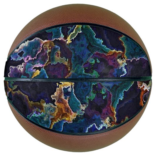 Olievlek Basketbal (Voorkant)