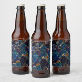 Olievlek Bier Etiket (Flessen)