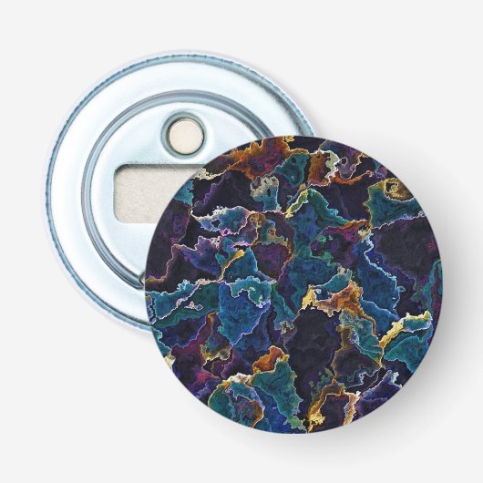 Olievlek Button Flesopener (Voorkant)