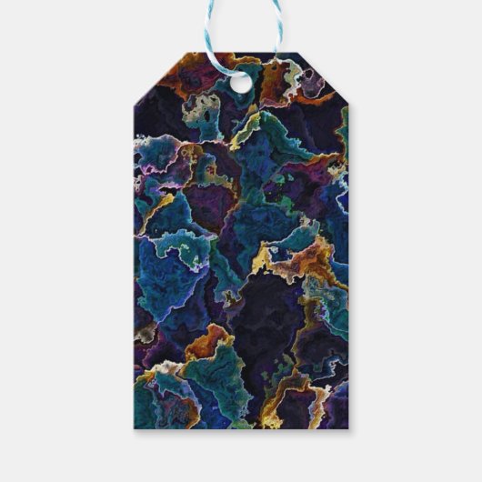 Olievlek Cadeaulabel (Voorkant)