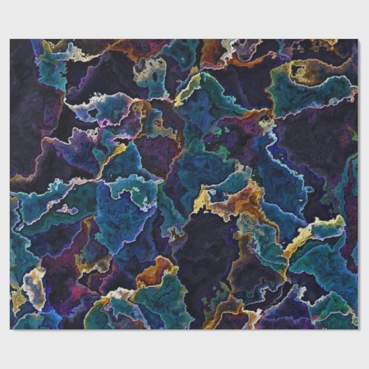 Olievlek Cadeaupapier (Vlak)