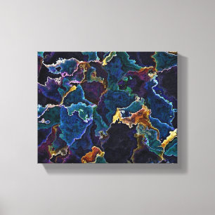 Olievlek Canvas Afdruk