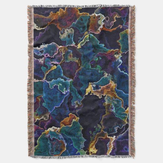 Olievlek Deken (Voorkant Verticaal)