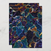 Olievlek Feestdagenkaart (Voorkant / Achterkant)