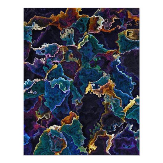 Olievlek Foto Afdruk (Voorkant)