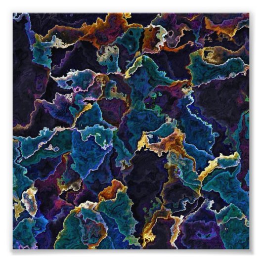 Olievlek Foto Afdruk (Voorkant)