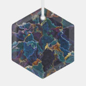 Olievlek Glas Ornament (Voorkant)