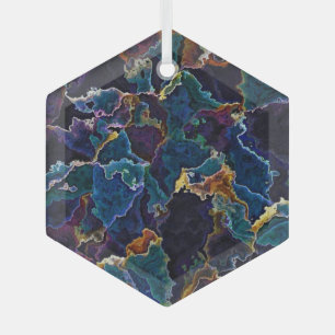 Olievlek Glas Ornament