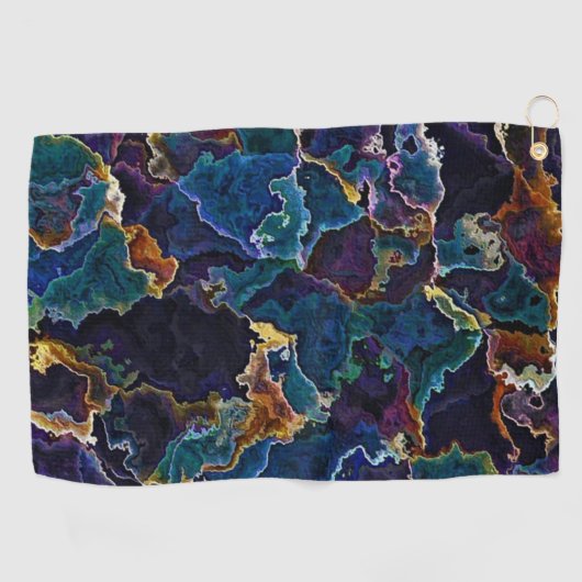 Olievlek Golfhanddoek (Horizontaal)