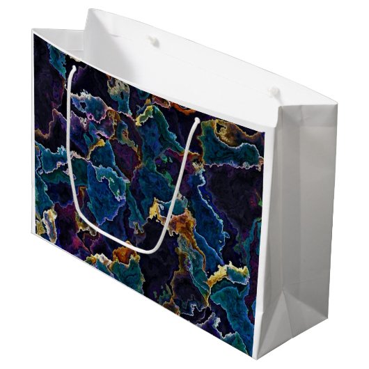 Olievlek Groot Cadeauzakje (Voorkant Gekanteld)