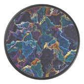 Olievlek Hockey Puck (Voorkant)