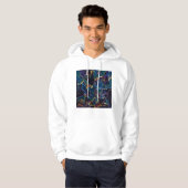 Olievlek Hoodie (Voorkant volledig)