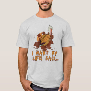 Olievlek Ik wil mijn leven terug Pelican Tshirt
