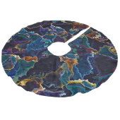 Olievlek Imitatie Linnen Kerstboom Kleed (Gekanteld)