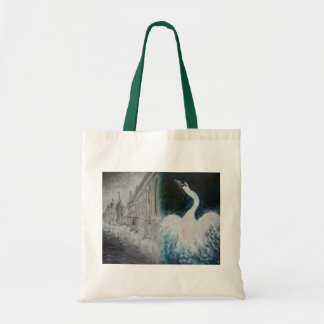 Olievlek "in verafgelegen land" zak tote bag