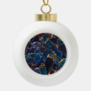 Olievlek Keramische Bal Ornament