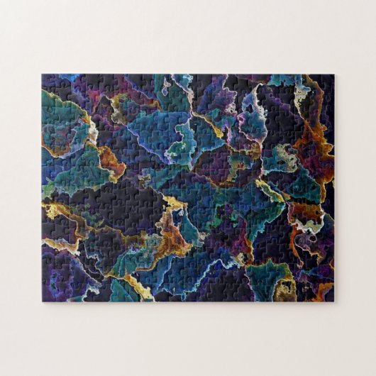 Olievlek Legpuzzel (Horizontaal)