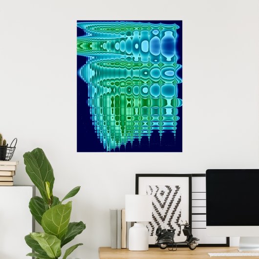 Olievlek op wasbord poster (Thuiskantoor)