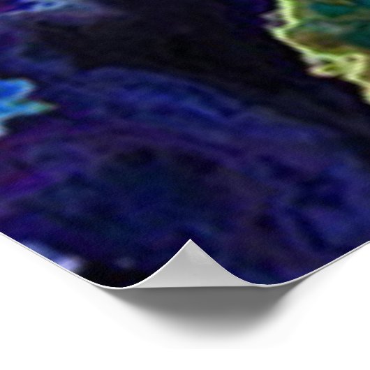 Olievlek Poster (Hoek)