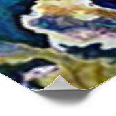 Olievlek Poster (Hoek)