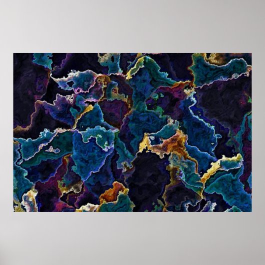 Olievlek Poster (Voorkant)